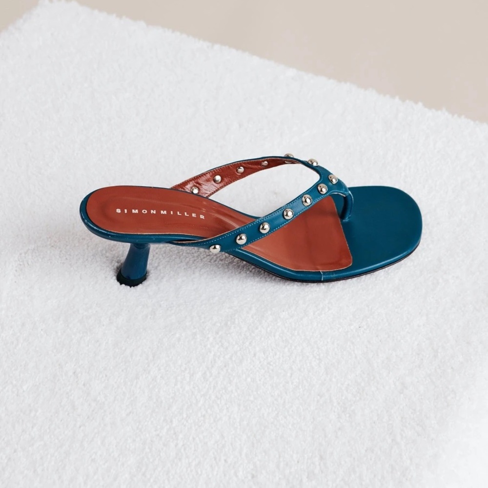 Studded Beep Thong Sandals